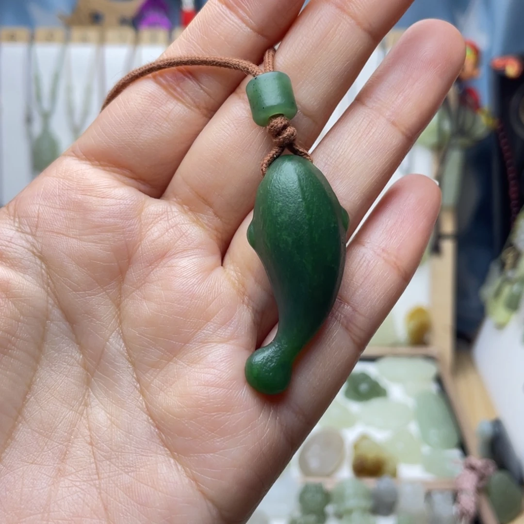 和田玉未镶嵌吊坠(不含链)