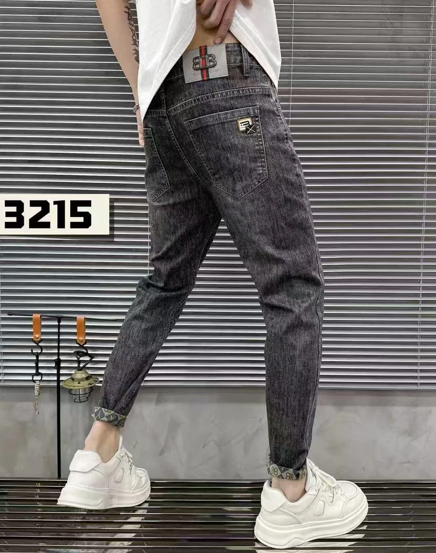 男士欧品百搭牛仔裤夏季薄款   K3215
