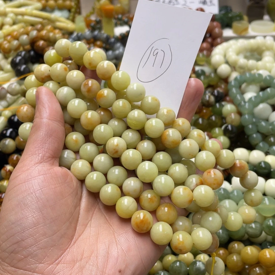 蛇纹石玉手链未镶嵌