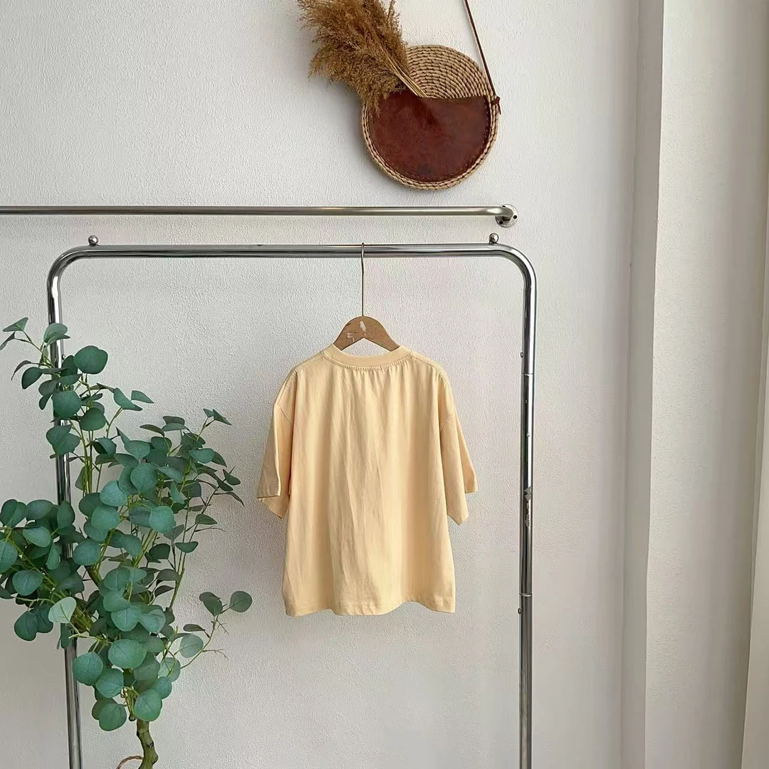 1081蛋香草黄短袖T恤