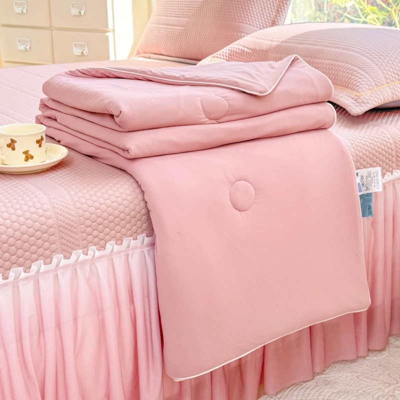 新款夏季锦氨凉感夏被空调被巨软超凉爽夏凉被单人被子双人被子