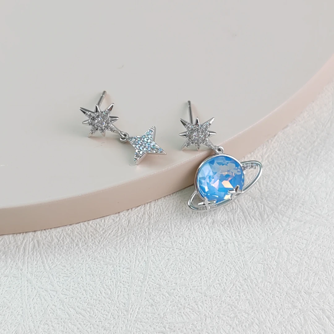 XUPING/旭平首饰 合金合成锆石耳饰 【潘生福利】时尚 X001107181