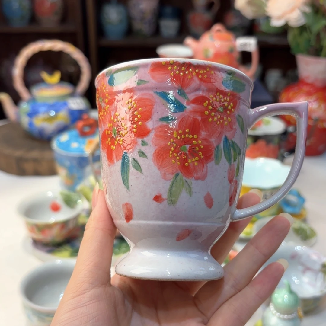 景德镇手绘高温釉下彩陶瓷茶具