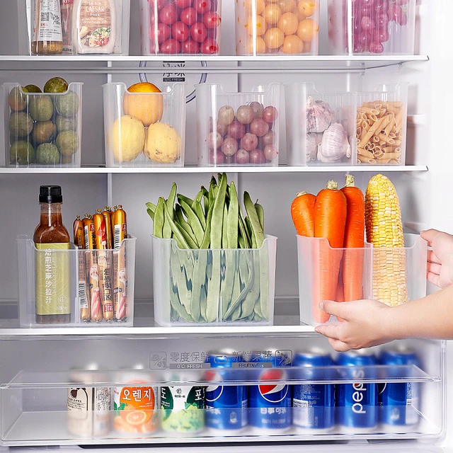 冰箱侧门收纳盒分装整理神器内侧保鲜食用级侧面储物门上盒子厨房