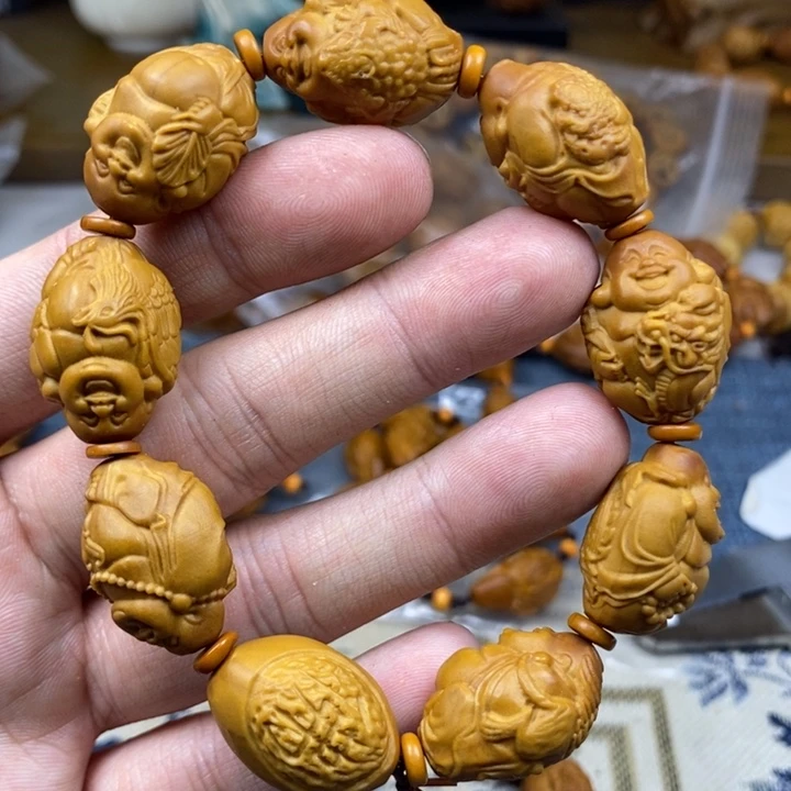 橄榄核手串/手链橄榄核雕工艺手串
