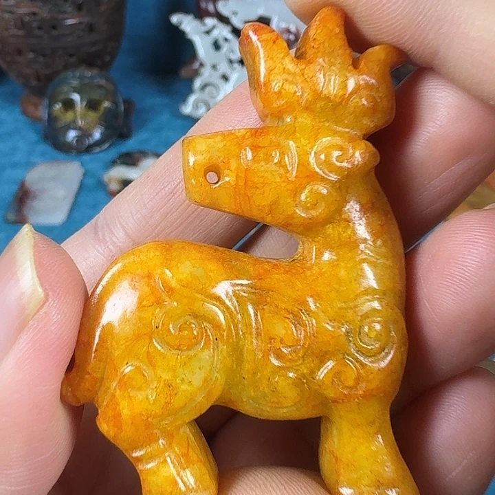 和田玉（糖玉）未镶嵌挂件