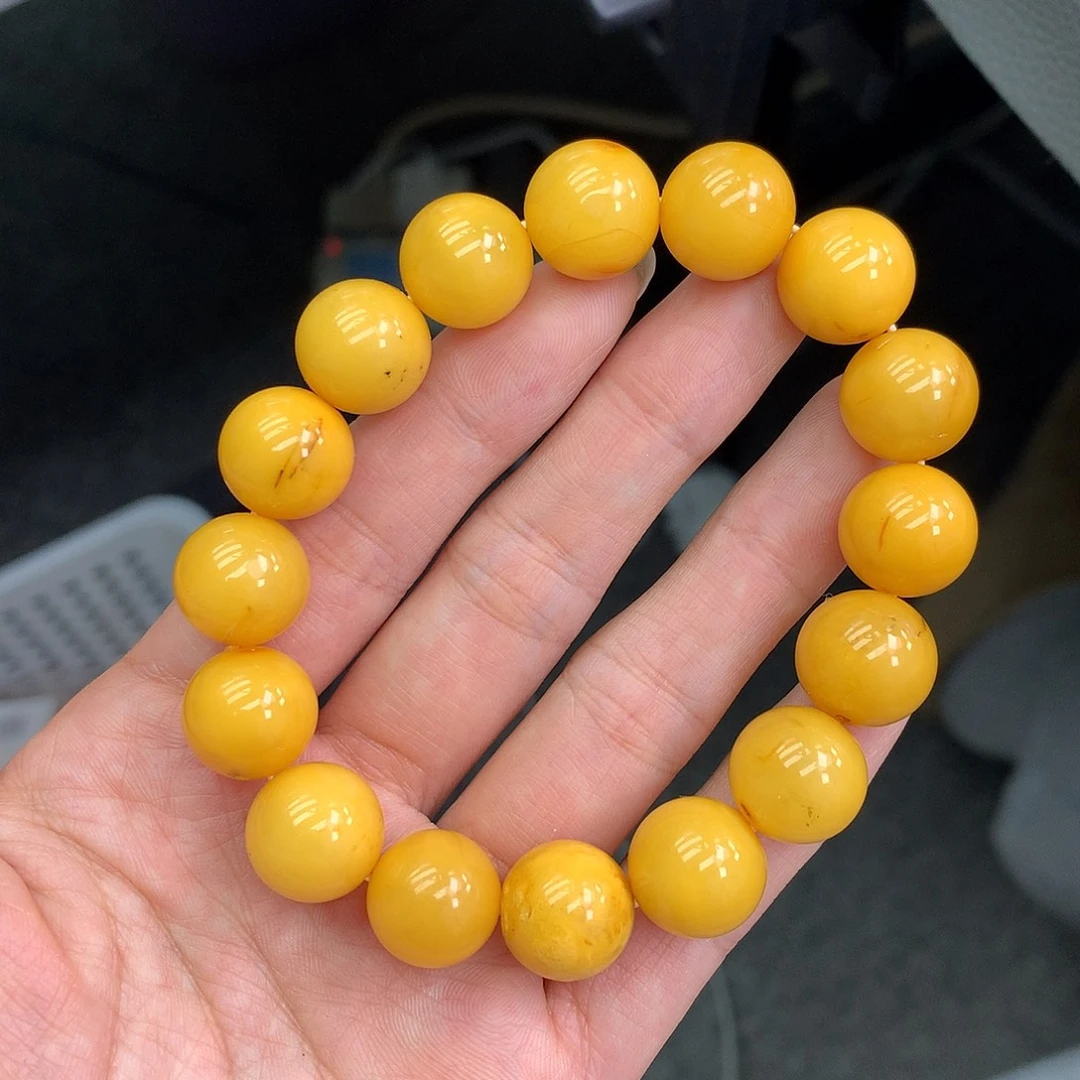 琥珀未镶嵌珠宝奇石13mm➕