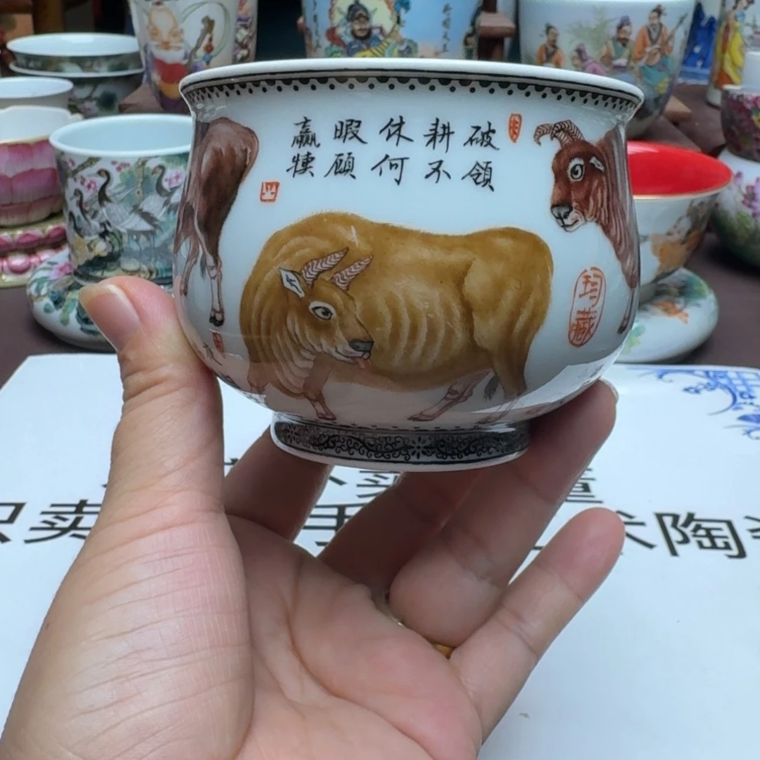 景德镇手工手绘展示