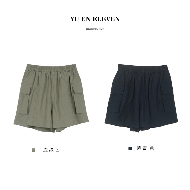 YUEN ELEVEN屿恩小众自制【工装短裤】简约宽松夏季时尚百搭休闲裤