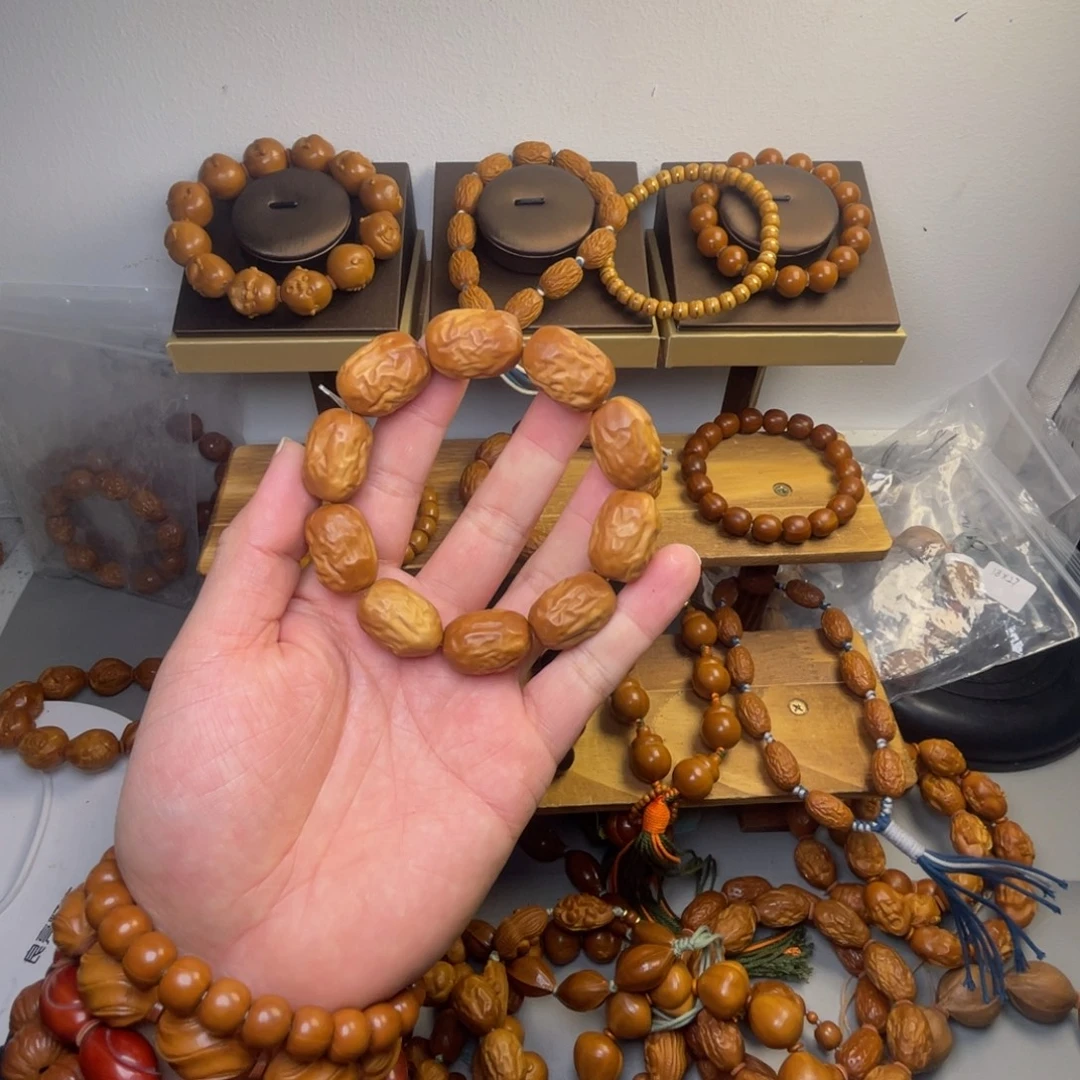 橄榄核手串/手链1.7大枣 水晶核 微瑕