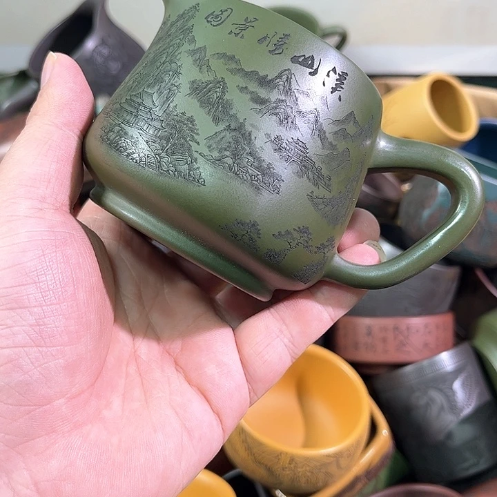 茶杯紫砂全手工紫砂主人杯