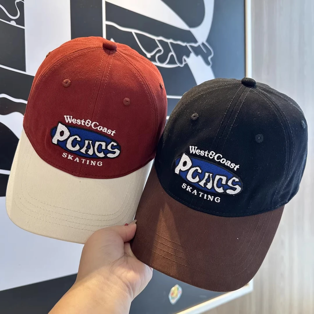 2026新款美式复古字母棒球帽子女时尚百搭鸭舌帽街头刺绣休闲帽