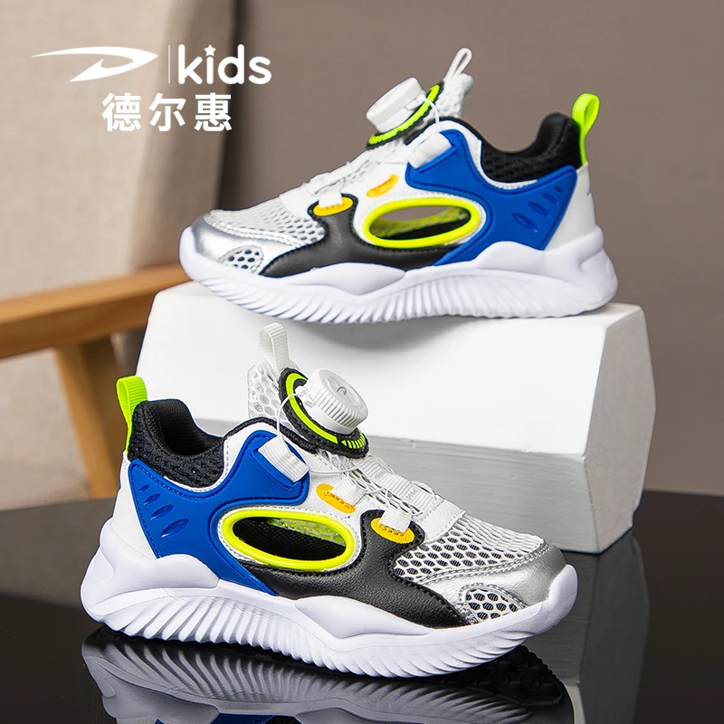 德尔惠伴童行儿童运动鞋4-15岁中大童夏季爆款轻便透气防臭跑步鞋
