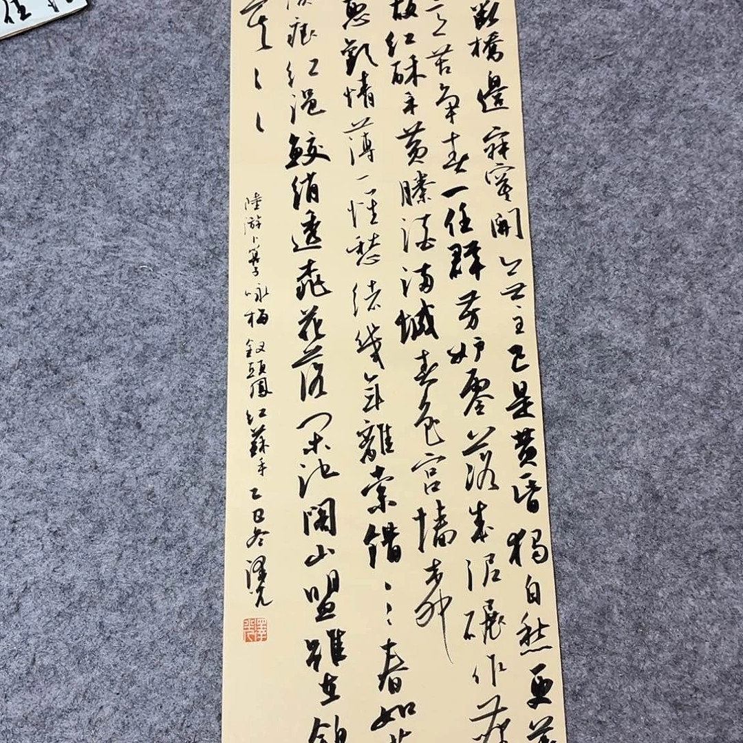 书法国展书家廖老师70+25