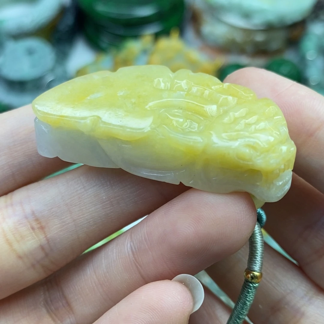 颈饰未镶嵌翡翠吊坠