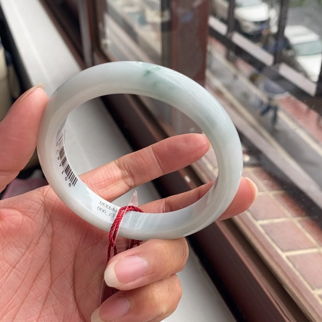 未镶嵌手镯翡翠流**水59正圈