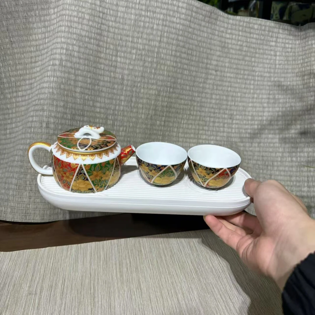 【中国邮政专属链接】青山小野泡茶汉瓦壶两杯加茶盘MC057