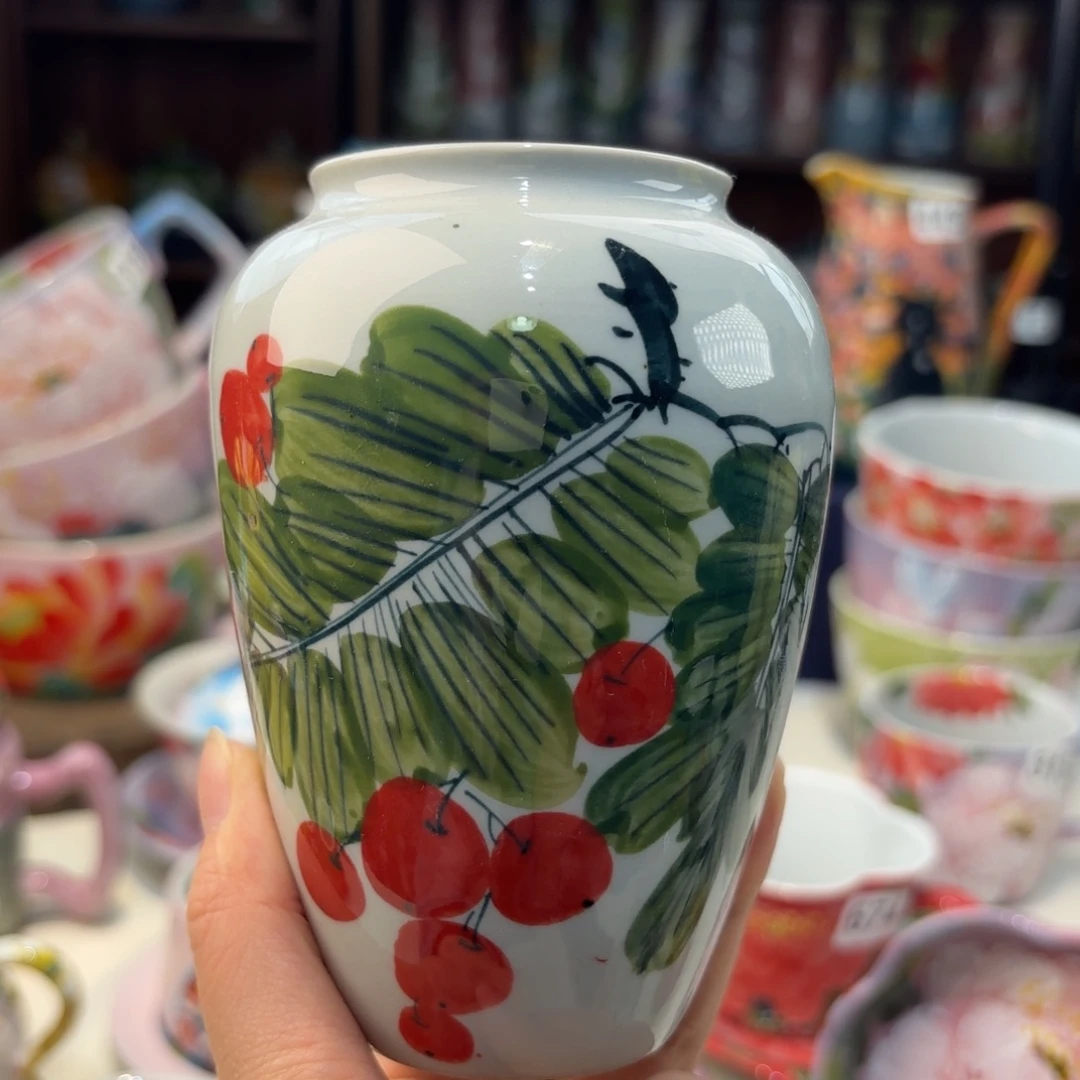 瓷片景德镇手绘高温釉下彩陶瓷茶具