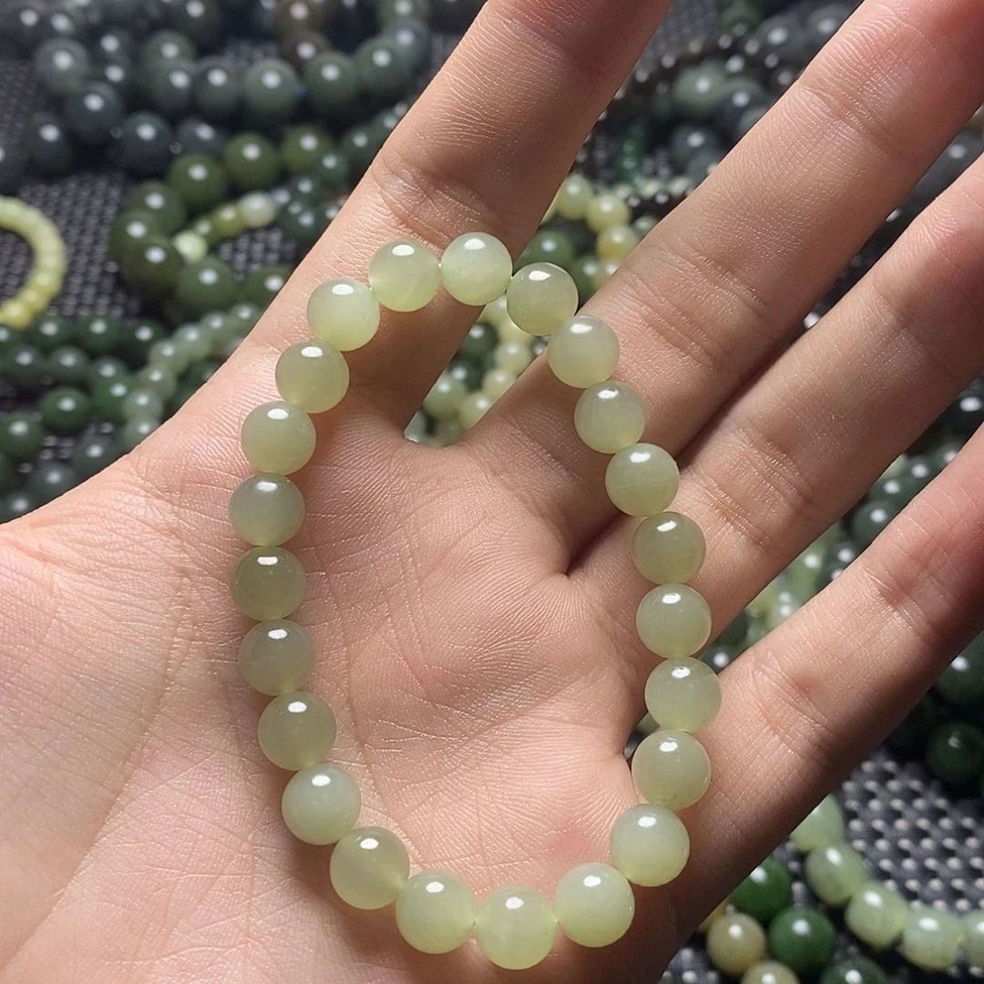 和田玉未镶嵌手串03