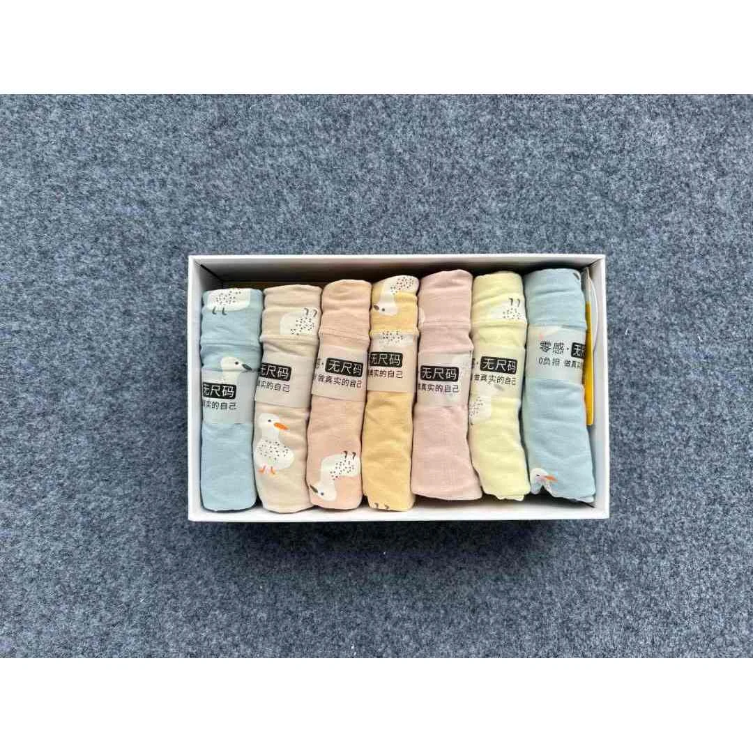 9636女士内裤舒适透气简约女内裤无压力【花色小码】