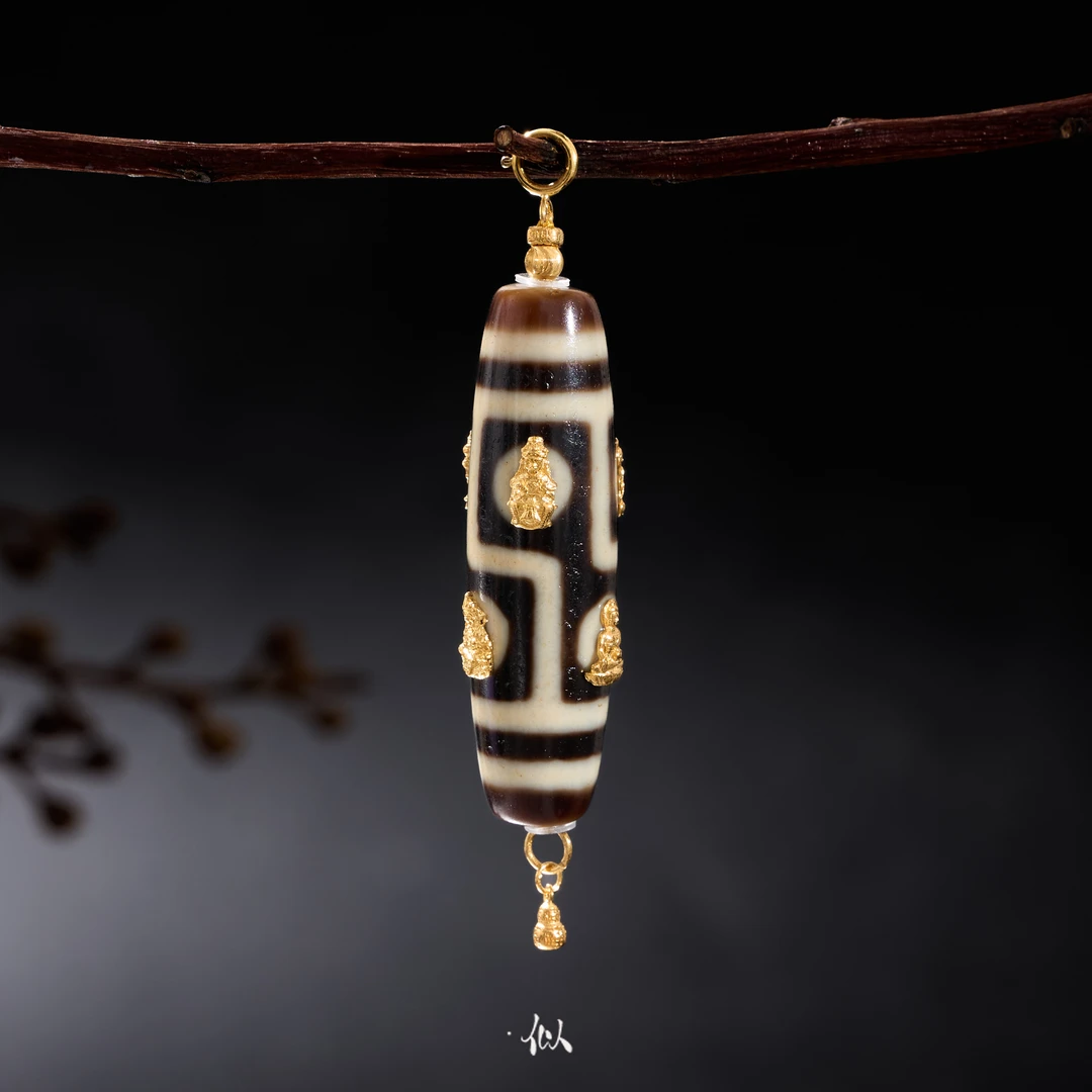 【满盈】·似梓珠宝·  18K六眼吊坠   XYGD317048-C+XYGD233178-G