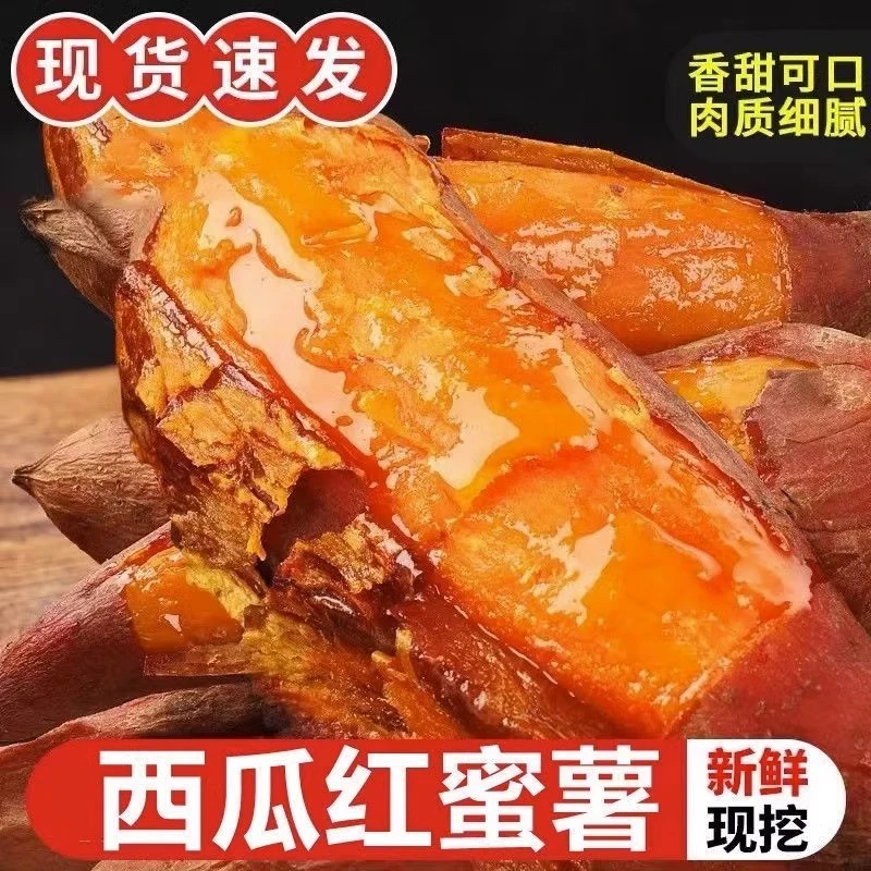 西瓜红蜜薯地瓜红薯 新鲜红心蜜薯香甜软糯1/2/3/5/9斤多规格可选