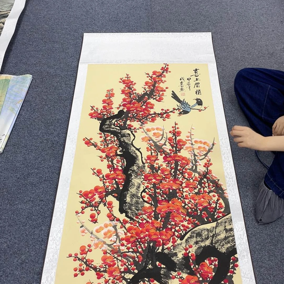 国画作品小姐姐放漏…