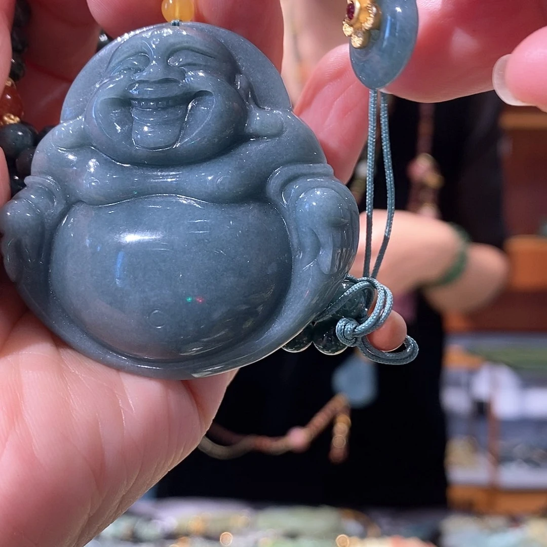 未镶嵌岫玉毛衣链