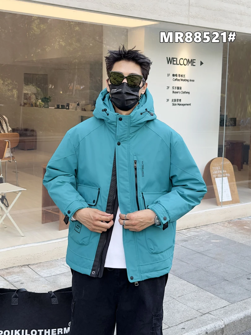 88521#总【云海漫游】冬季情侣新款潮流保暖加厚休闲百搭外套贝极