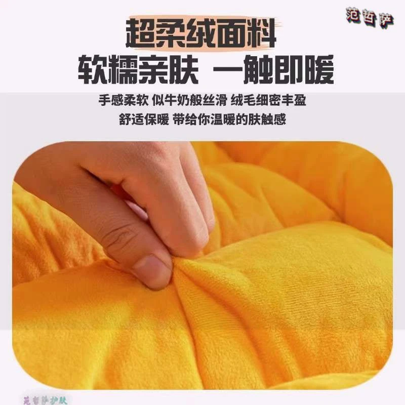 德国办公室加热坐垫靠背一体新款按摩学生久坐不累神器记忆棉