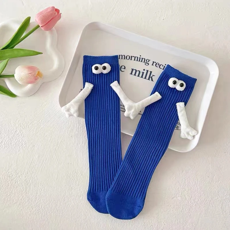 西西家女童2025夏季新款牵手袜时尚百搭潮袜宝宝中筒袜wz556