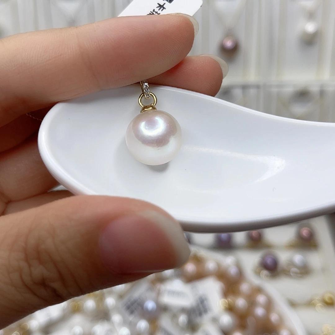 淡水珍珠未镶嵌吊坠(赠链)