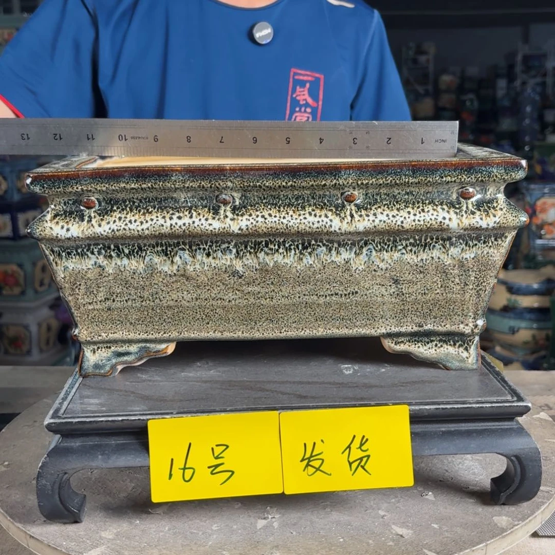 一风堂石湾花盆 内27*18*11