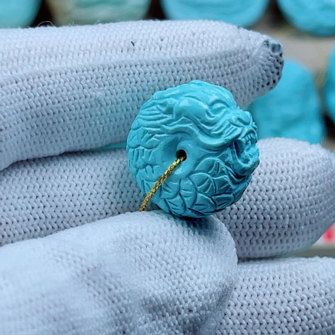 绿松石未镶嵌珠宝奇石配饰19❌11