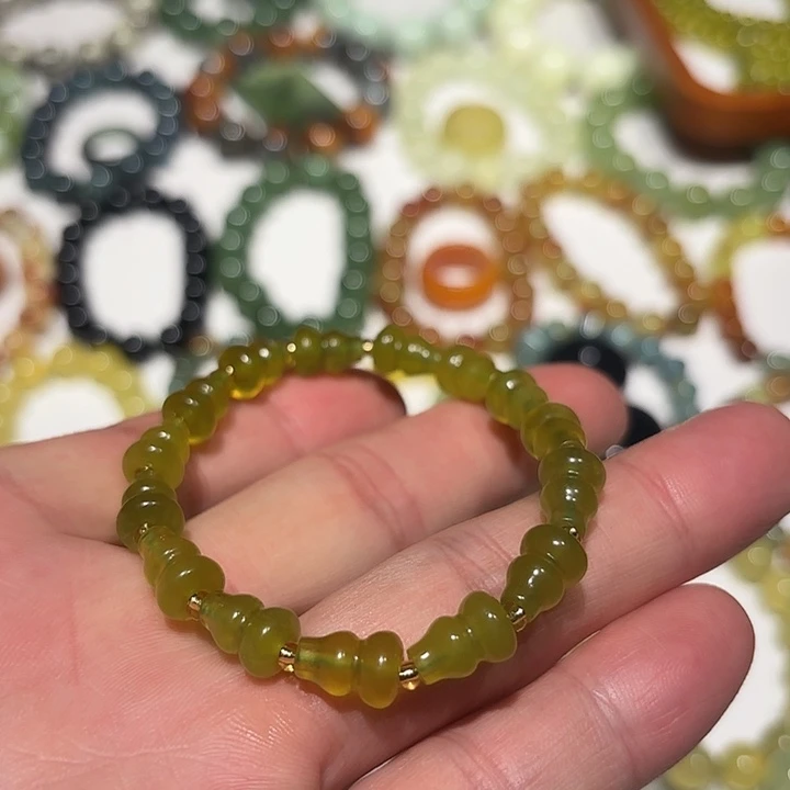 蛇纹石玉未镶嵌手串