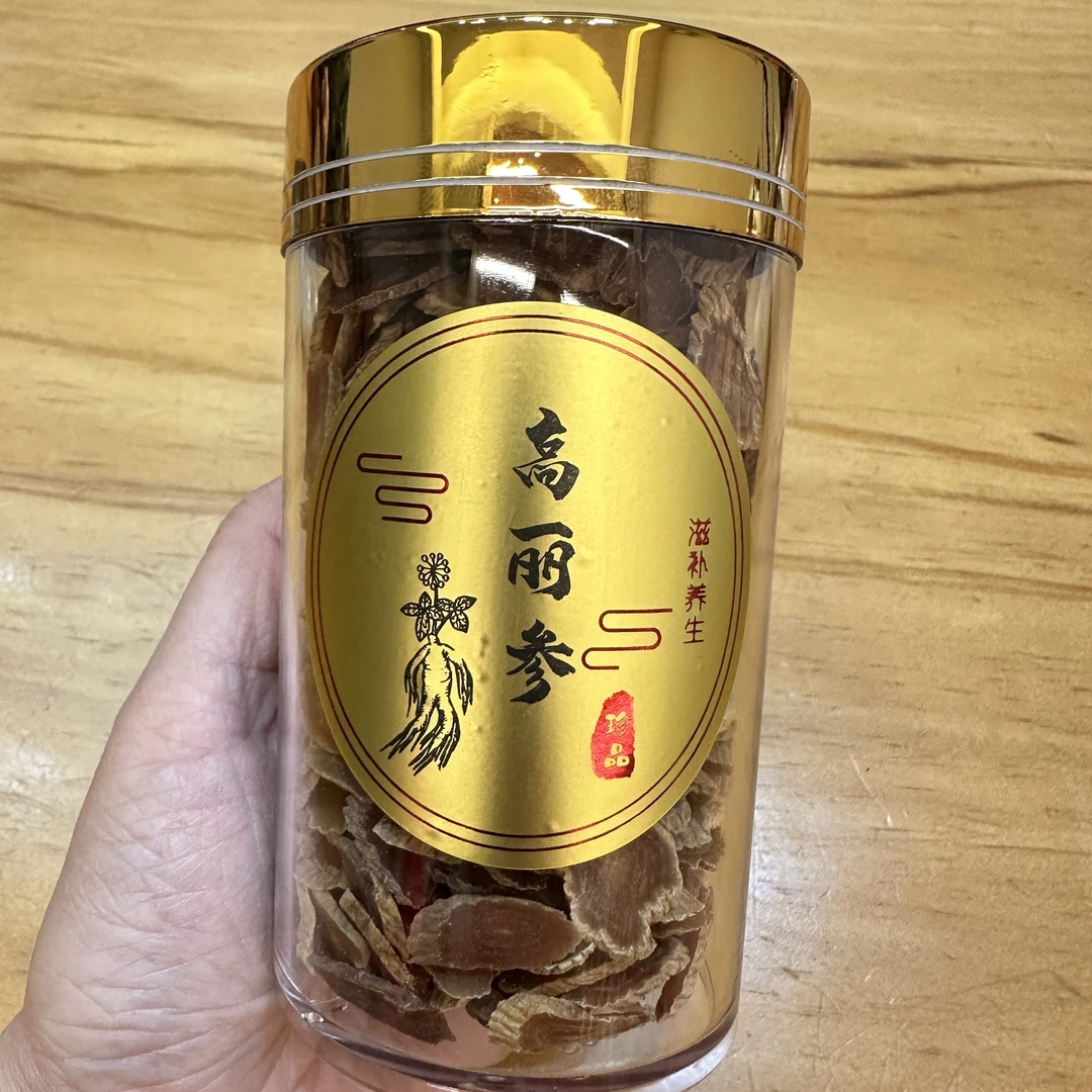 鹰姐高丽参煮汤泡水片片菊花心