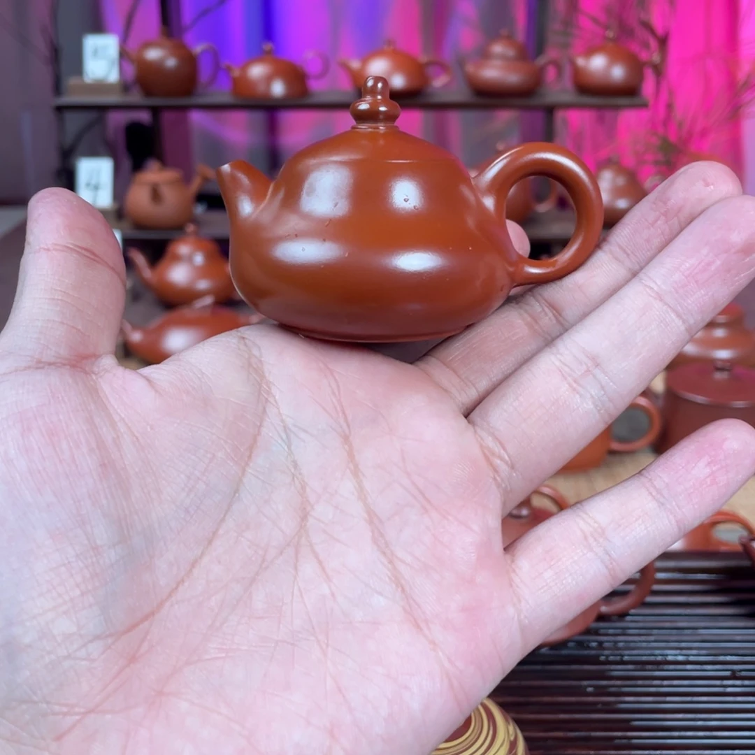 日***鲁茶壶紫砂精工葫芦50cc