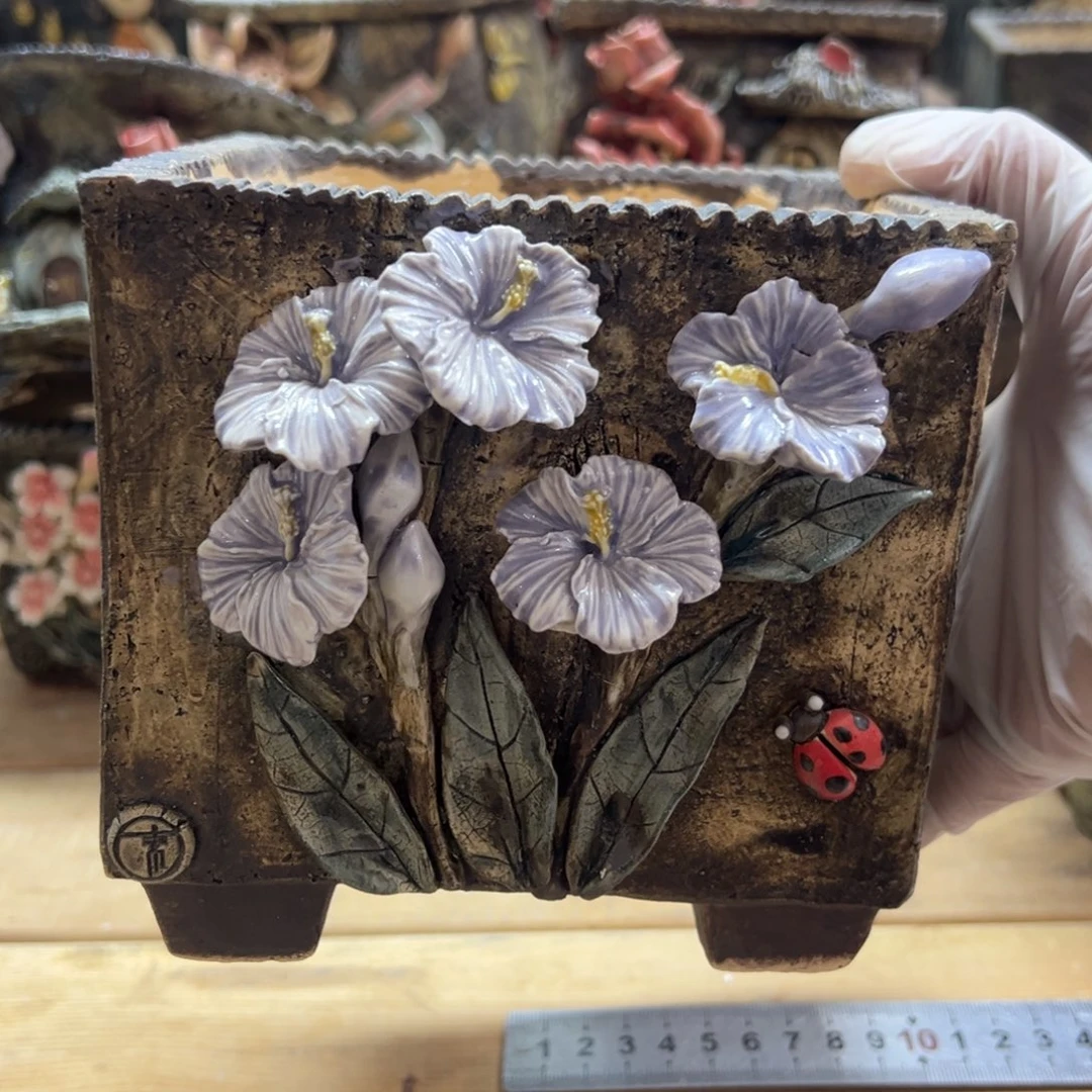 红陶青藤多肉花盆