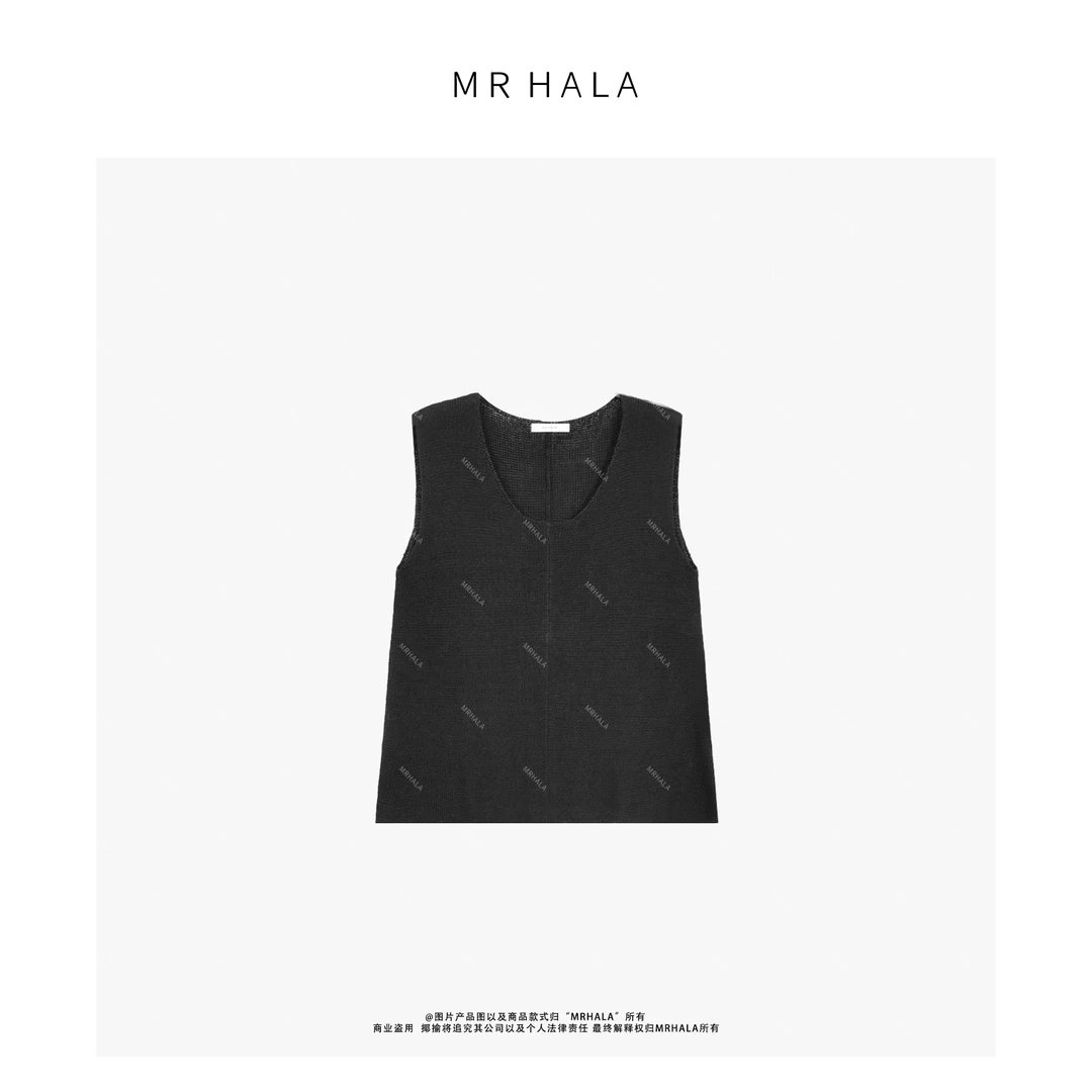 MRHALA 列腾比利时制亚麻针织上衣女 LM40387