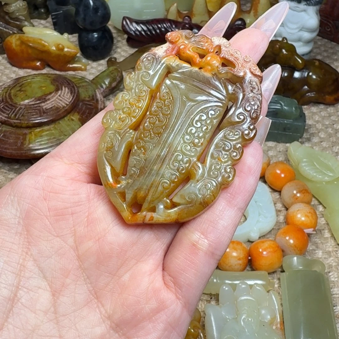 白玉菩提吊坠挂件