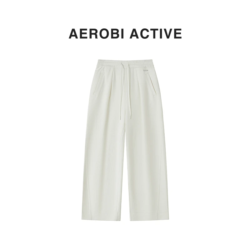 AEROBI ACTIVE高腰运动直筒百搭长裤运动卫裤休闲裤4305新