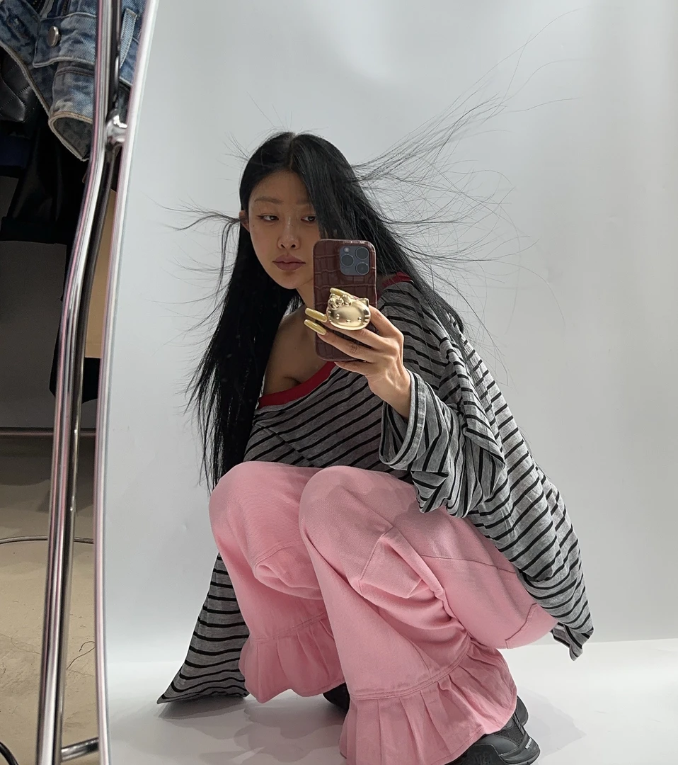 20585#（定制款NO退NO换）可一字肩可斜肩大防晒T恤