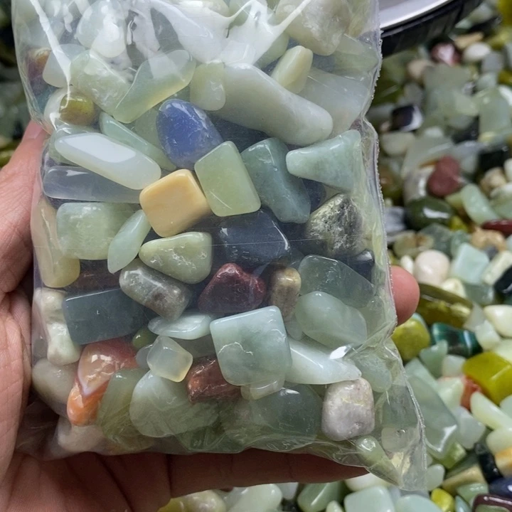 蛇纹石玉未镶嵌鱼缸石