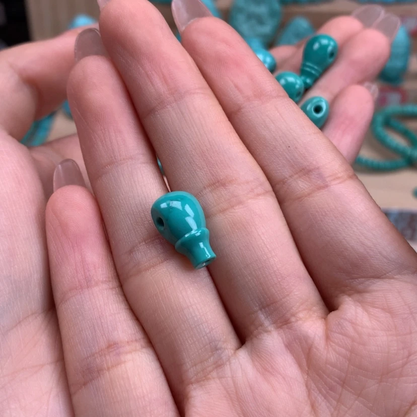 【闪购商品】绿松石三通8未镶嵌茜***嘻