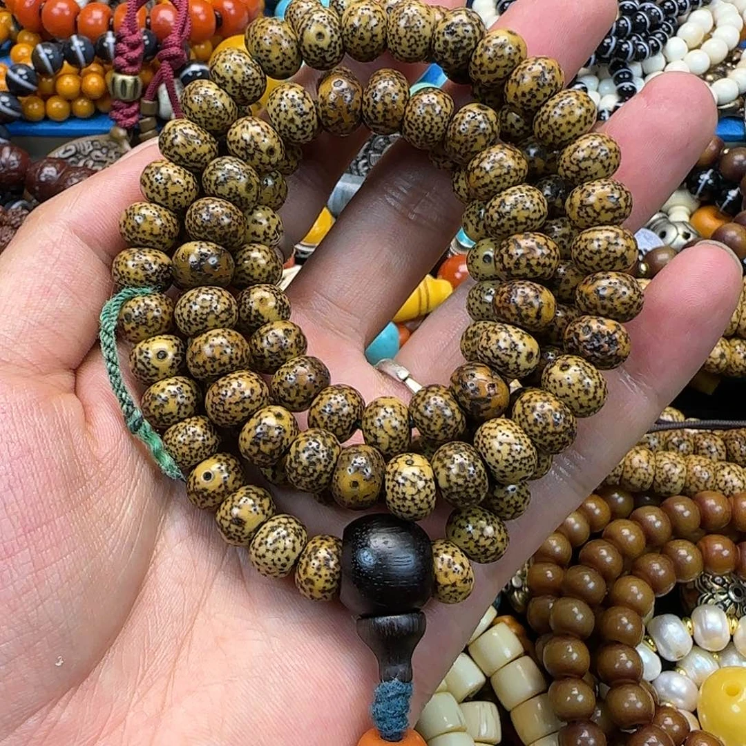 吊坠星月菩提藏传老星月菩提