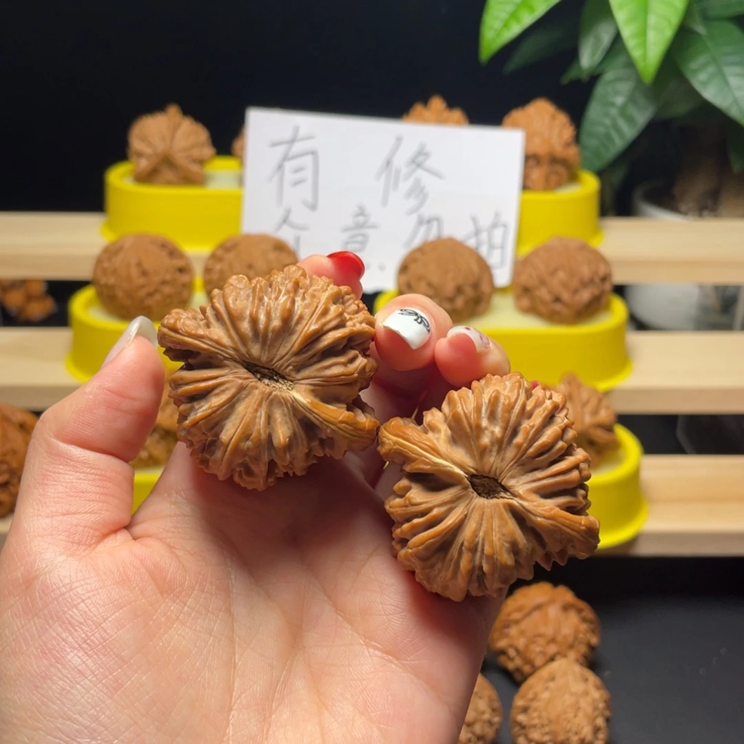 把件文玩核桃微修四座楼45