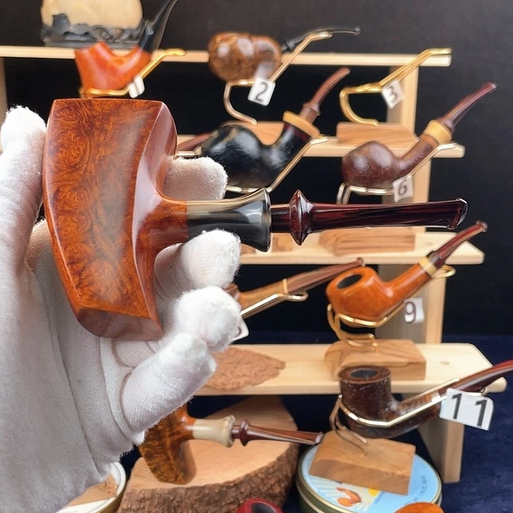 石楠木手工制作烟斗