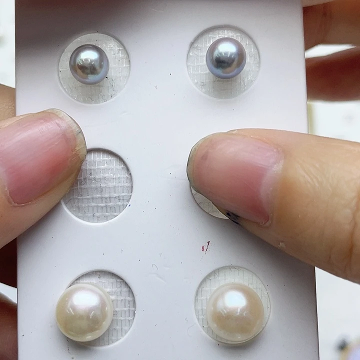 海水珍珠耳饰银S925镶嵌灌*包