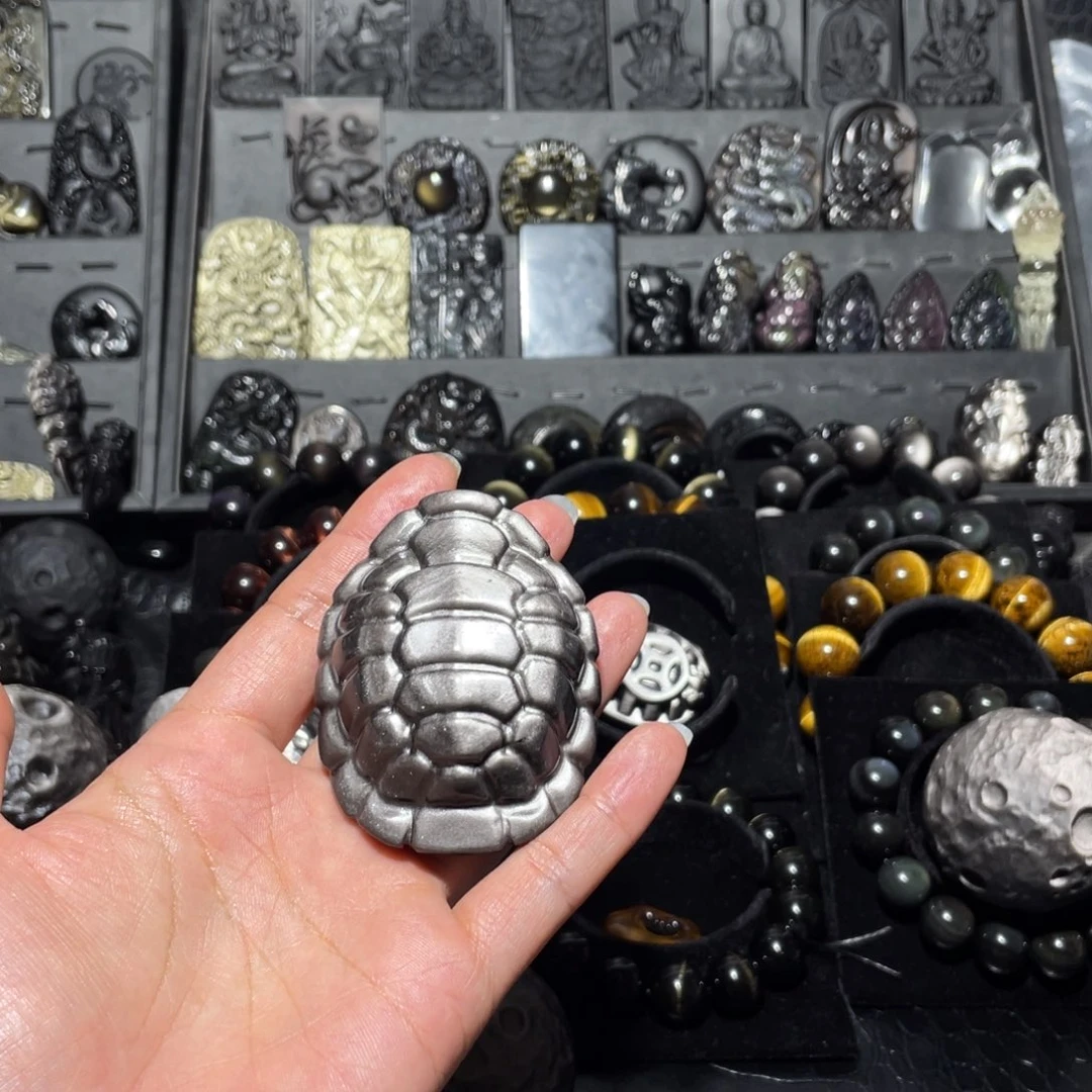 全***~黑曜岩未镶嵌珠宝奇石