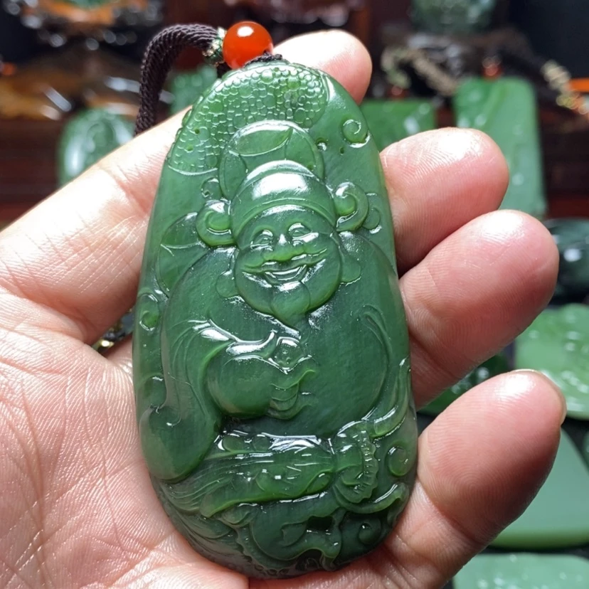 【闪购商品】和田玉（碧玉）把件未镶嵌